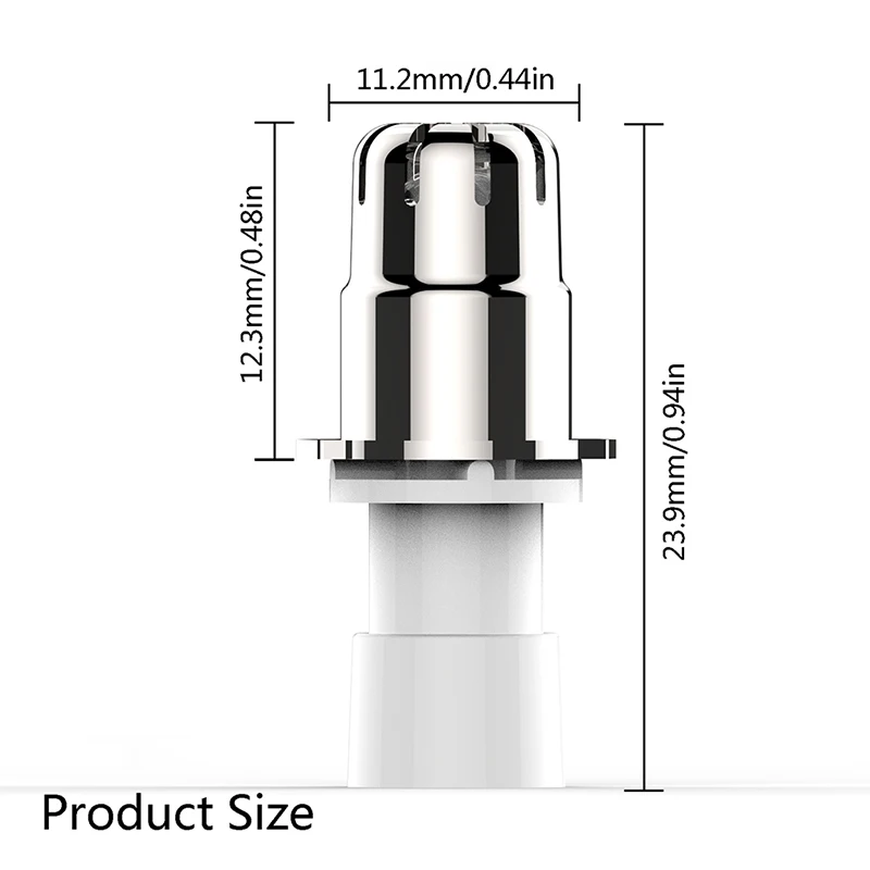 

Лидер продаж, 1 шт., триммер для носа, сменная головка для стрижки волос в носу, бритва 3-в-1
