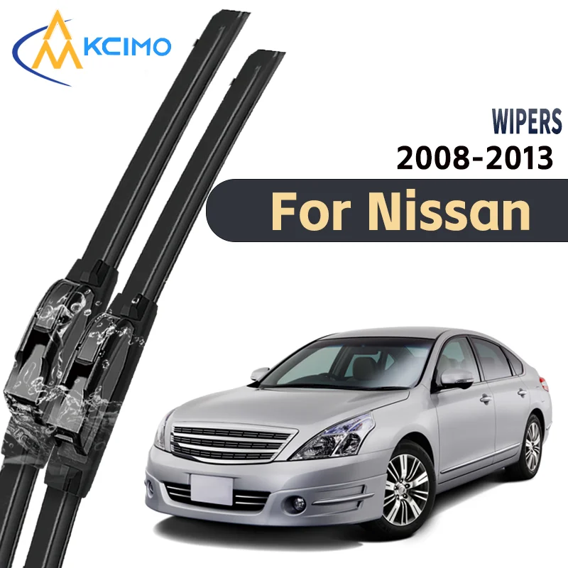 

Windshield Wipers for Nissan Teana J32 2008-2013 2pcs Quiet Scratch Free Durable Wiper Blade Essential Auto Accessory