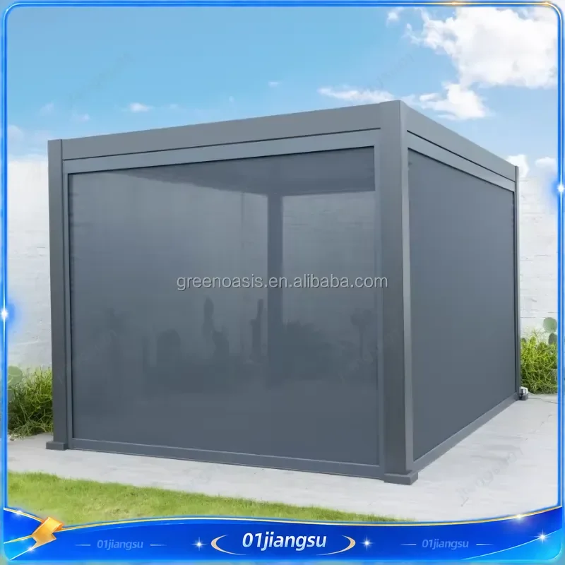 Multifunctional Electric Outdoor Pergola Gazebo Pavilion Arches Arbours Stylish Practical Patio Garden Canopy Shelter