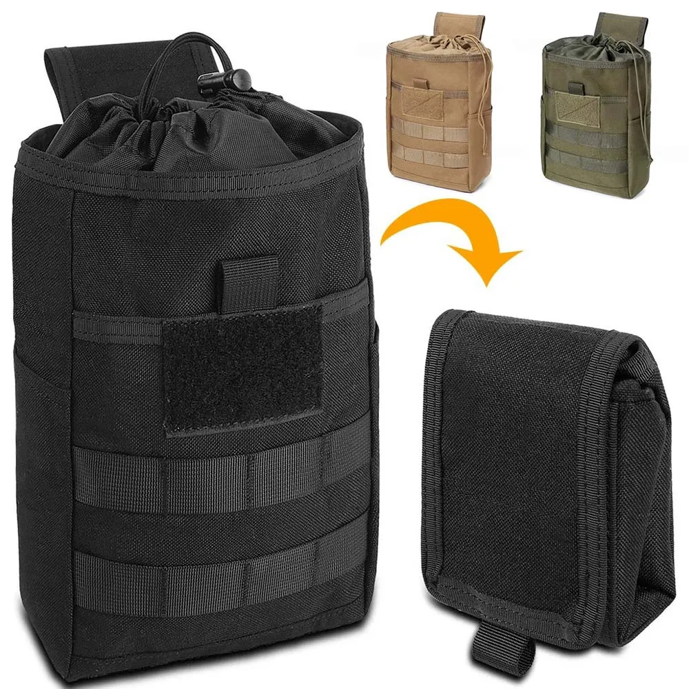 Pochette de récupération pliable Molle, sac banane de sport et de chasse, accessoire utilitaire EDC pour activités de plein air