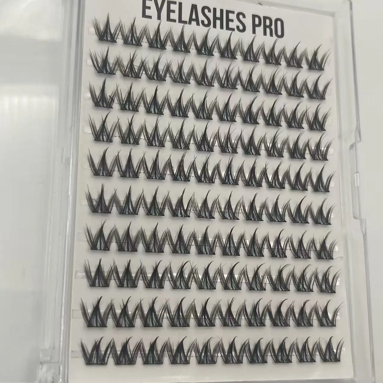 QX Mix Self-adhesive False Eyelashes Pre-applied Adhesive Eyelashes Segmented Curl Eyelash Clusters Eyelash Glue Manga Lashe