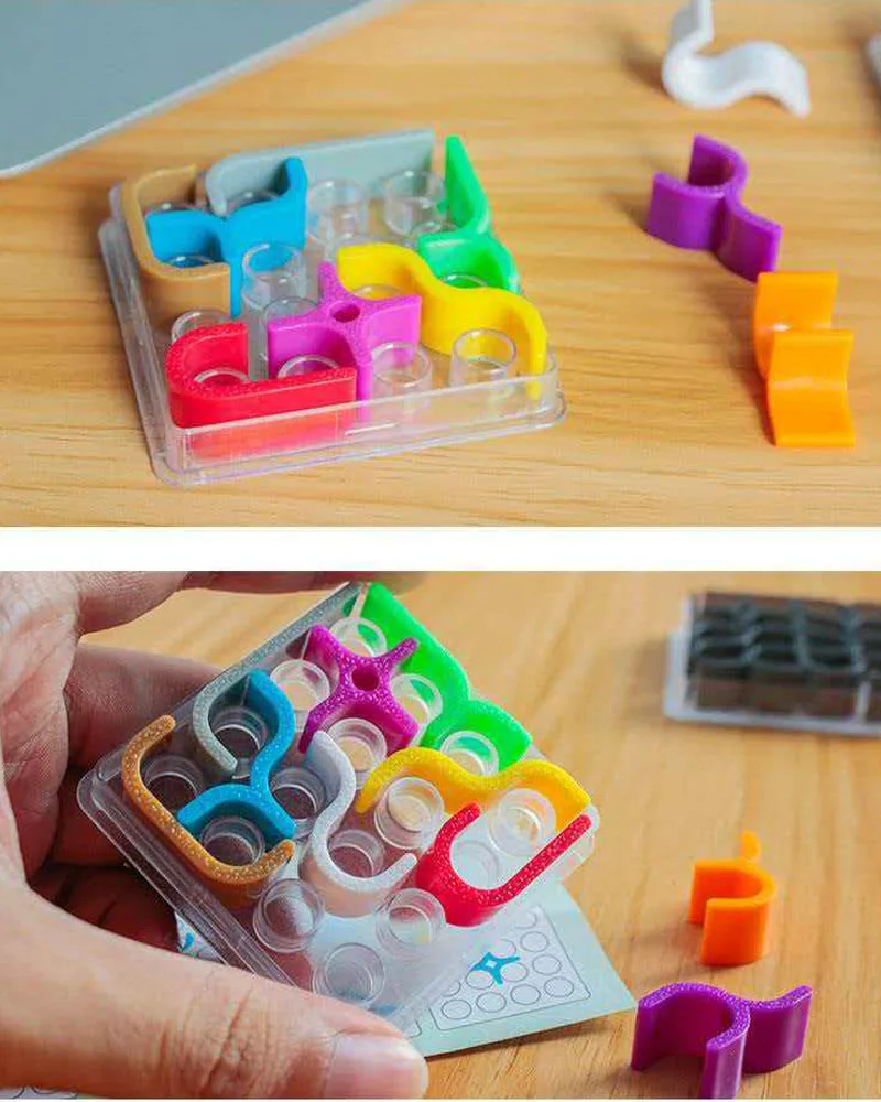 Creative Crazy Curves Puzzle Geometric Line Matrix IQ Challenges Logical Thinking Brain Teaser Toys For Kids Educational Fun view 6