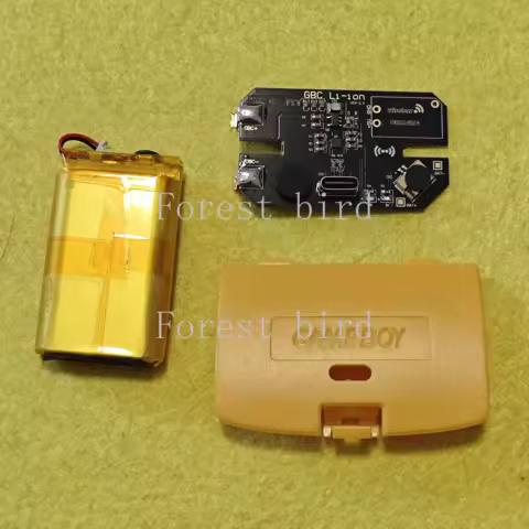 For Game Boy Color 1800mAH lithium battery Rechargeable lithium battery module for GBC Uninstallable