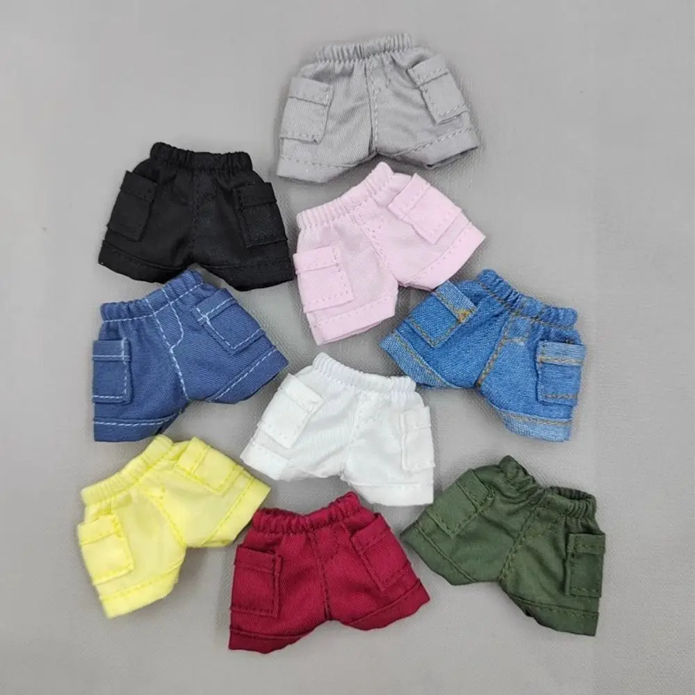 Modepuppen-Shorts, Kleidung, handgefertigt, 10 Farben, Jeans-Shorts, Outfits, Kinderspielzeug für 1/11 OB11-Puppe/für 1/12 BJD-Puppen