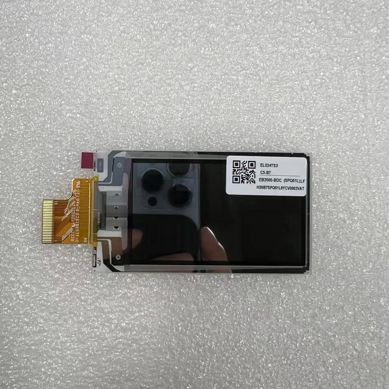 EL024TS3 EB2000-BDC EPD 296*168 2,36 Zoll S/B/R/Y/O E-Paper Display E Tintenbildschirm