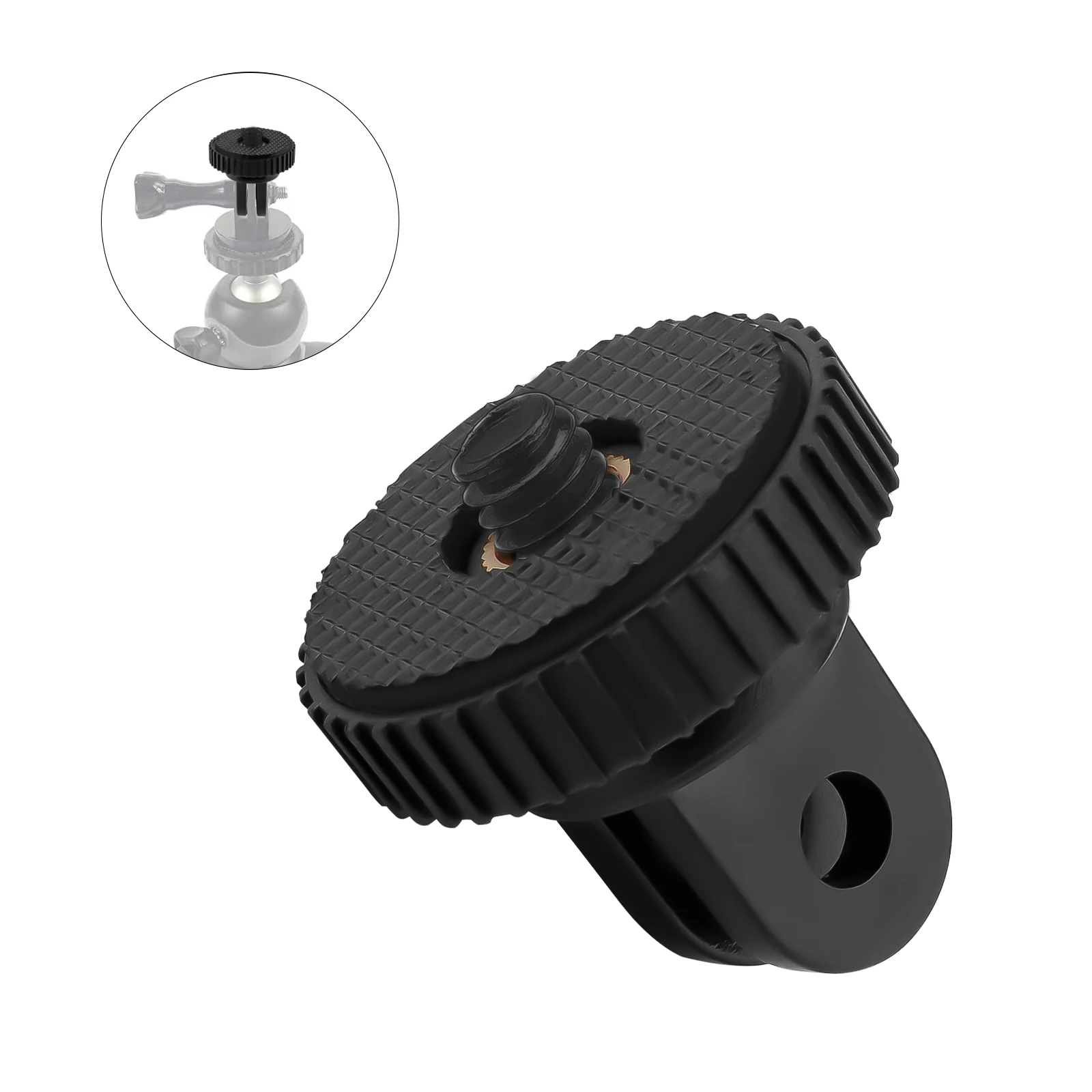 Adapter do montażu na statywie 1/4 Adapter z łbem śrubowym Pasuje do Hero 8 7 6 5 Pasuje do zestawów akcesoriów DJI Action Camera DSLR DV