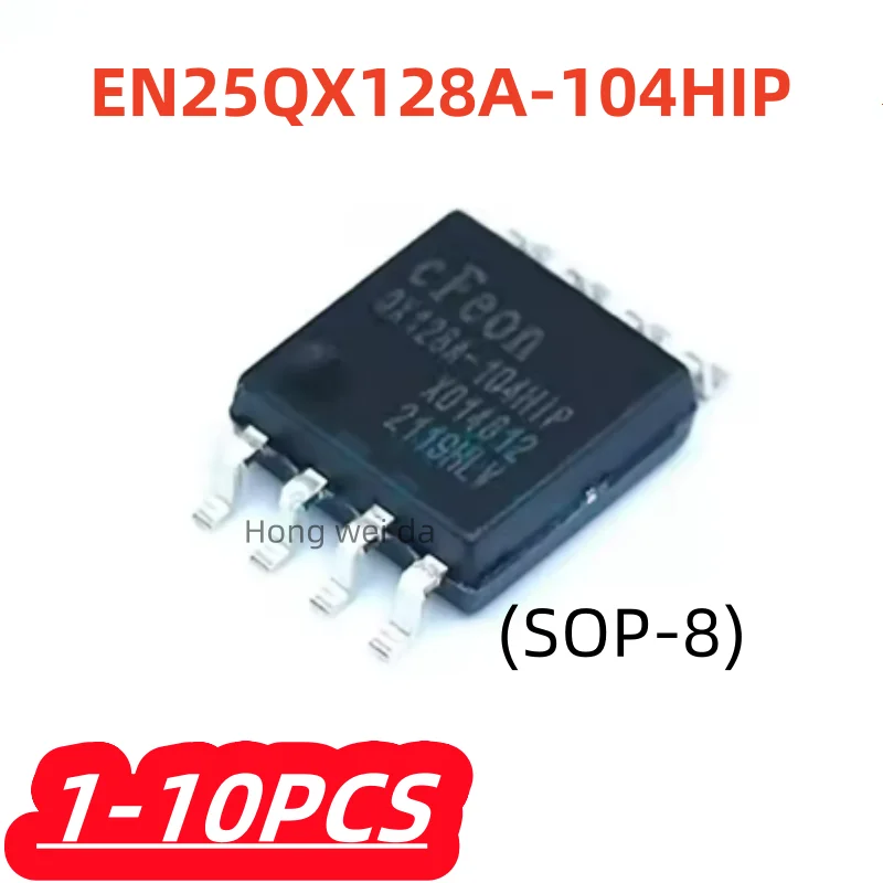 1-10Pcs/lot 100% New EN25QX128A-104HIP SOP8 Integrated Chip IC QX128A-104HIP