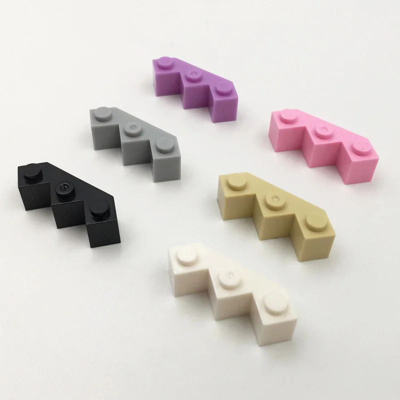 [32Pcs]【50g】2462 3x3 Multi-faceted Bricks, City Wall Sloping Bricks