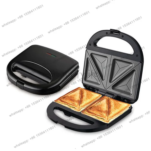 Multifunctional sandwich maker, household double-sided heated light breakfast maker