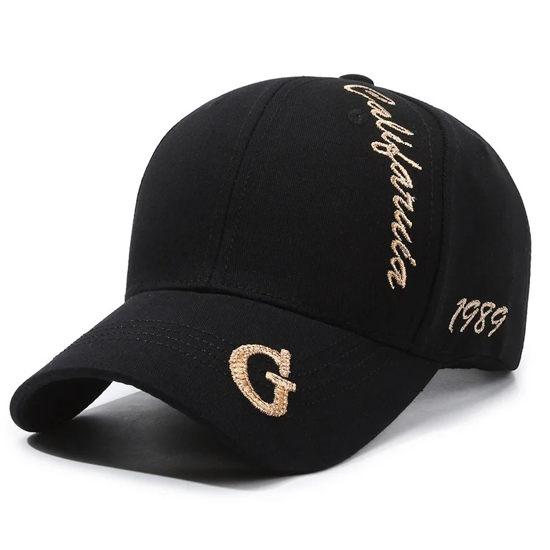 Korean Style Letter Embroidered Baseball Cap for Men Women Hip Hop Dad Hat Summer Outdoor Sun Hats Adjustable Golf Caps Gorras