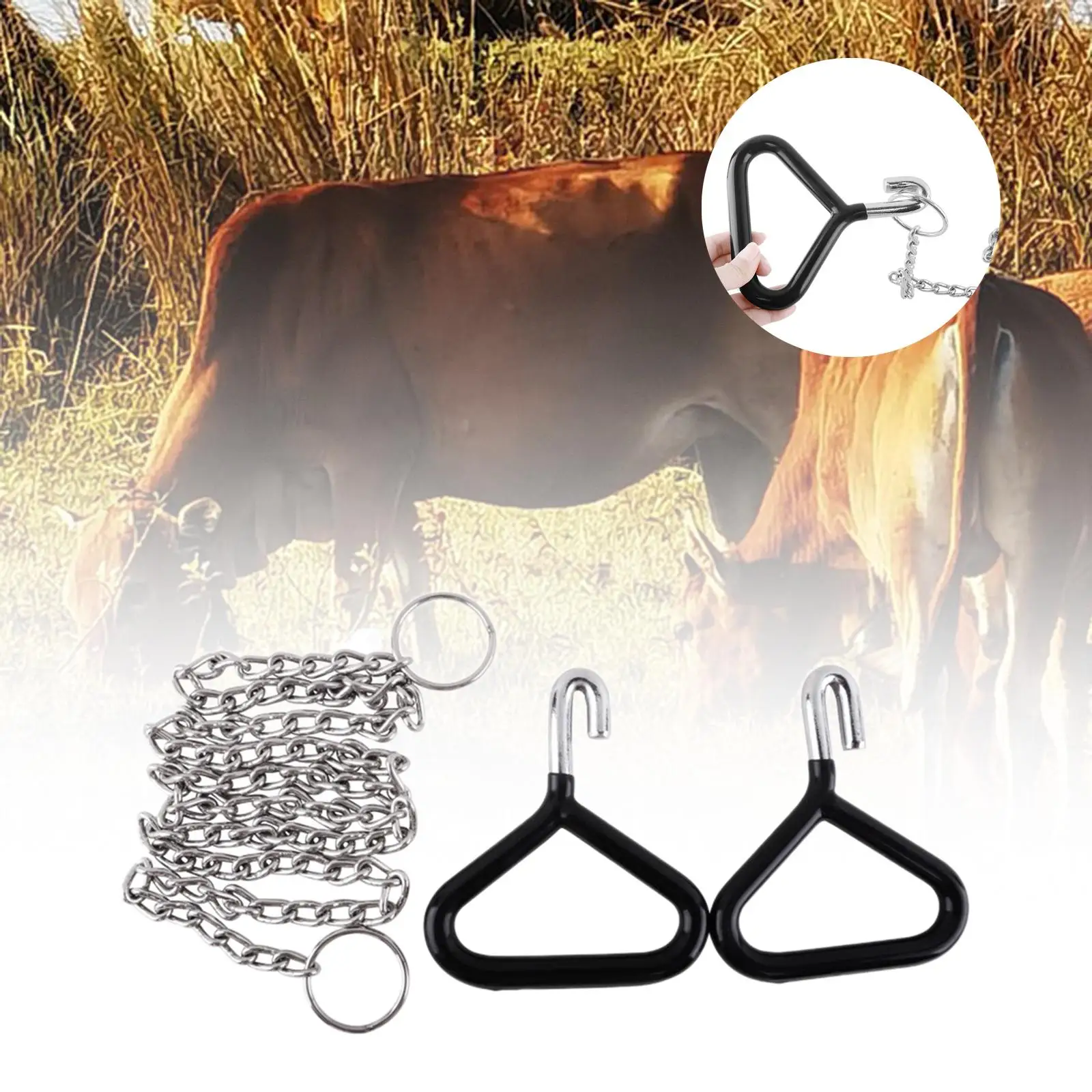 

Apparatus Leg Catch Kit Rust Easy to Use Veterinary Instruments for Dairy Farm