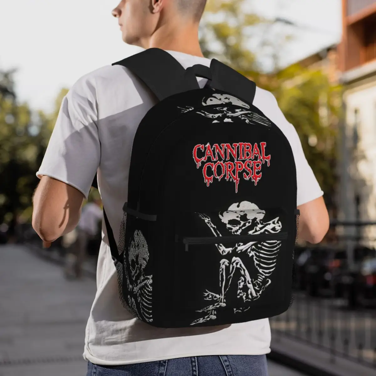 Cannibal Corpse Heavy Metal Band Horror Backpack Daypack Large Capacity Boys Girls BookBag School Bag Shoulder Bags Men Women