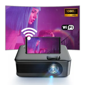 A30C MINI projektör taşınabilir 3D ev sinema WIFI Sync Android IOS Smartphone 1080P 4K Moive Videoprojector LED sineması akıllı TV