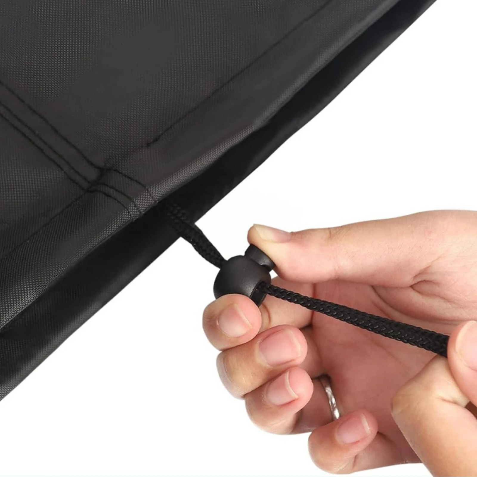 Water Pail Dust Cover Weatherproof Barrel Cover with Drawstring Adjustable Heavy Duty for Garden, Backyard