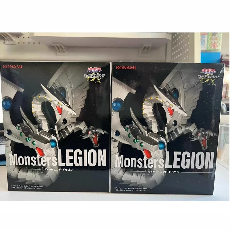 Genuine Anime Toy Konami Yu Gi Oh! Monsters Legion Cyber End Dragon Figure Model Collection Hot Blooded Manga Boy Birthday Gift