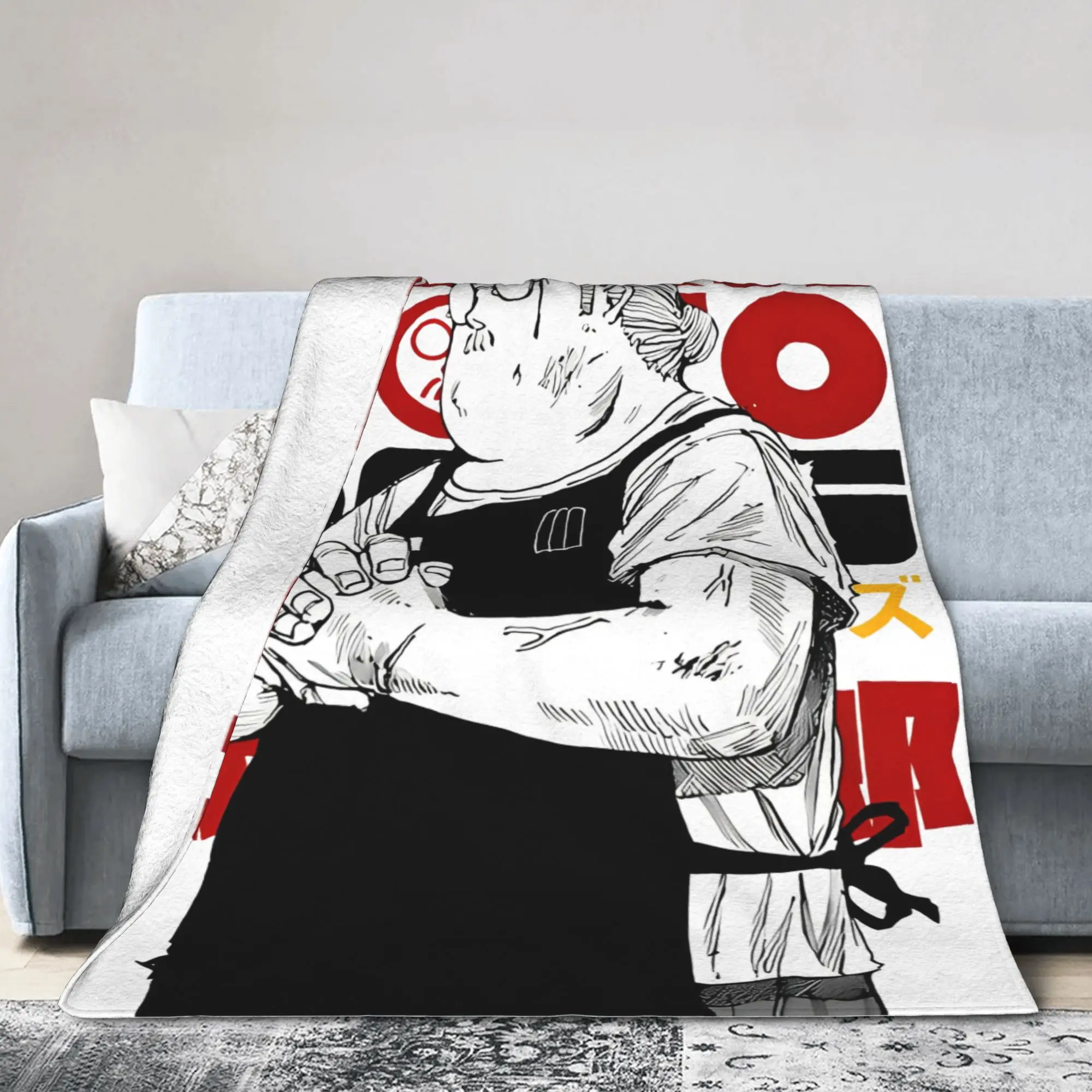 sakamoto convenience store Sakamoto Days Blanket Fleece  Cozy Super Soft Throw Blankets for Bedroom Bedspreads