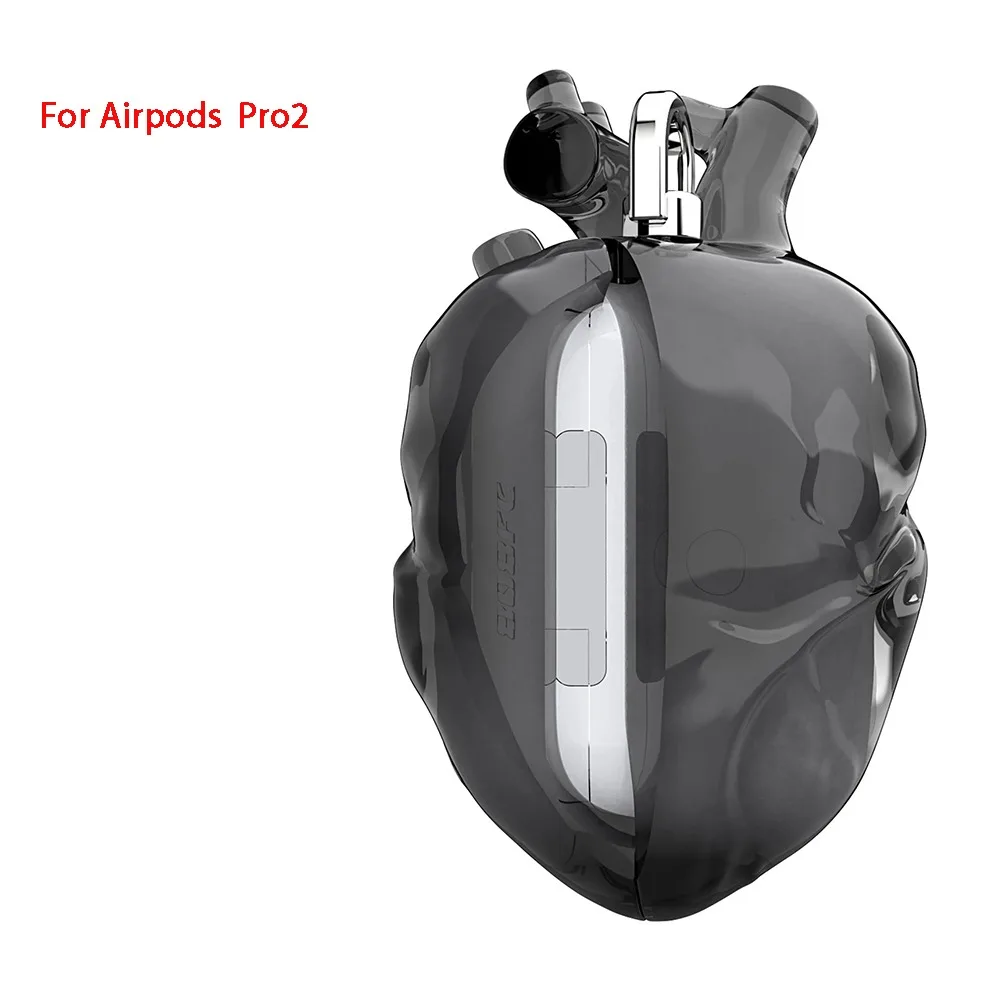 Accessori per auricolari Custodia protettiva per cuffie Custodia protettiva in silicone trasparente per auricolari Bluetooth per Airpods Pro2