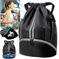Foldable Drawstring Backpack Men Womens Lightweight Sport Fitness Travel Outdoor Sackpack Large Capacity Gym Swim Storage Bags