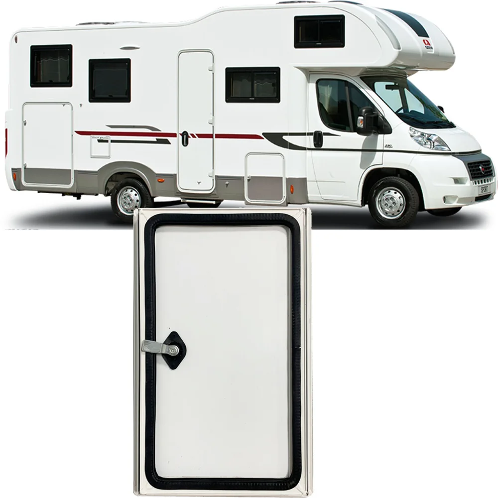 

RV Luggage Door with Lock Waterproof Hatch Storage Door for RV Caravan Trailer Camper,Custom Sizes