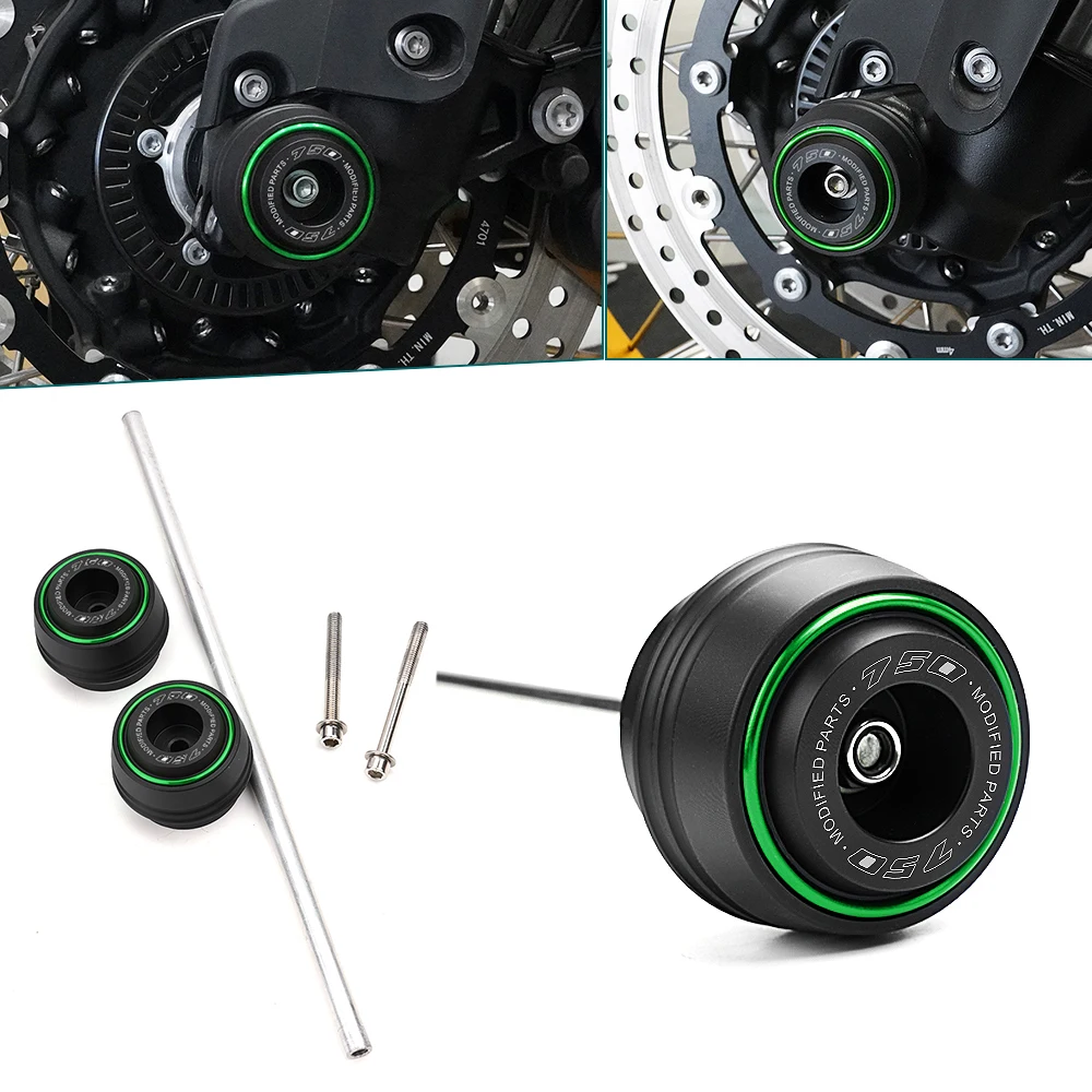

For Kawasaki Z750 Z 750 S R 2007 2008 2009 2010 2011 2012 Motorcycle Accessories Front Axle Wheel Fork Slider Crash Protector