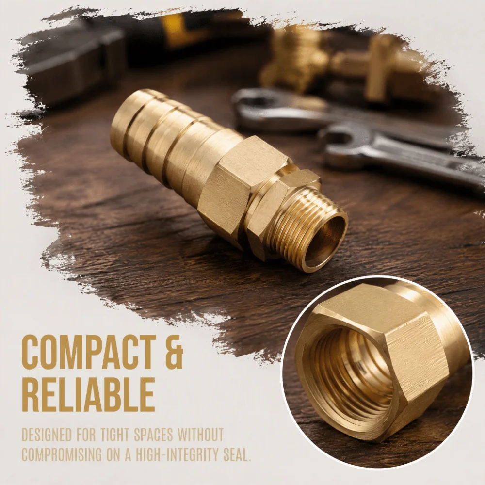 Durable Barbed Coupler Hose Barb Reducer Versatile Barb Fitting Splicer Hose Reducing Union Water Line