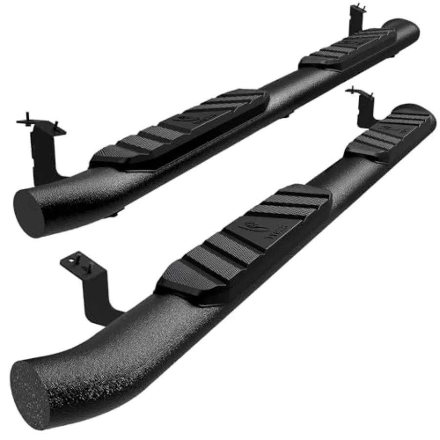 

Rider Running Boards for 2005-2023 Toyota Tacoma Access Cab Stainless Steel Black 3.5-inch Width Side Step Nerf Bars