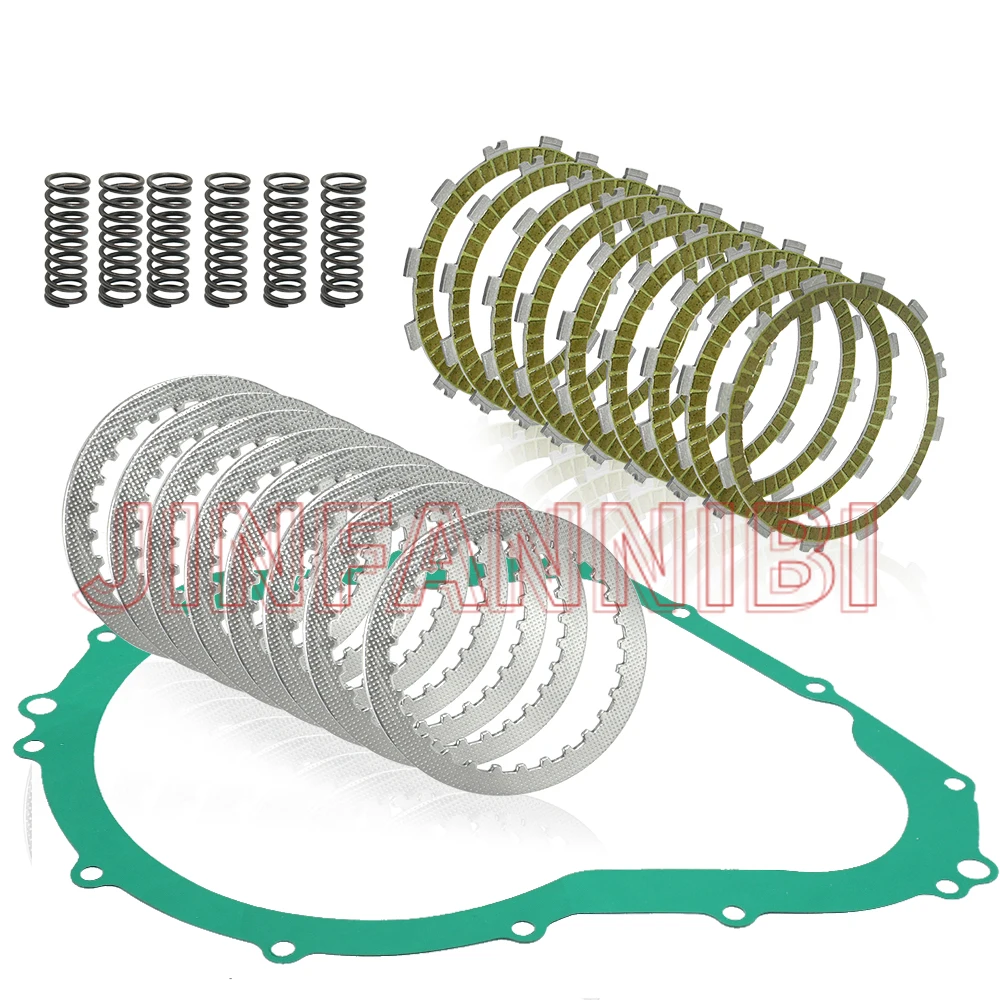 Clutch Friction Plates & Cover Gasket Kit for Suzuki GSXR600 GSXR750 2008-2009