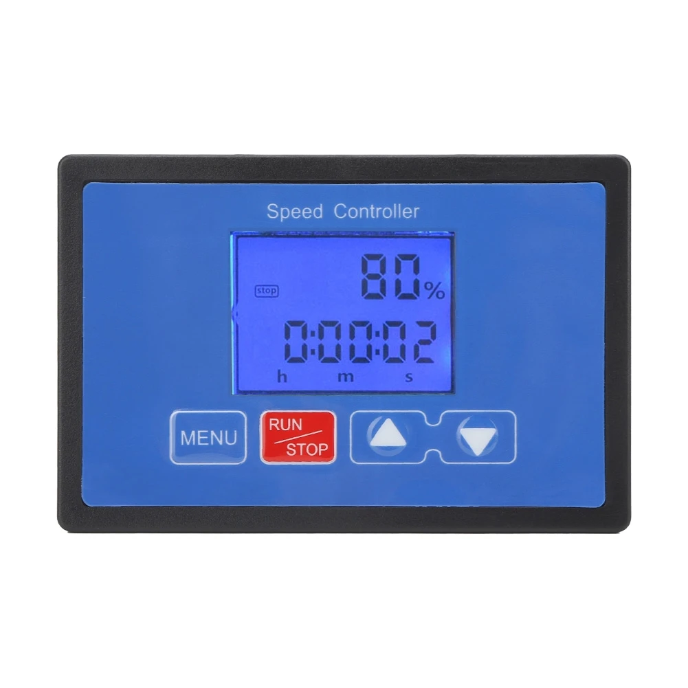 30A 6.5V-55V DC Brush Motor PWM Speed Controller Digital LCD Cycle Run/Stop Timer
