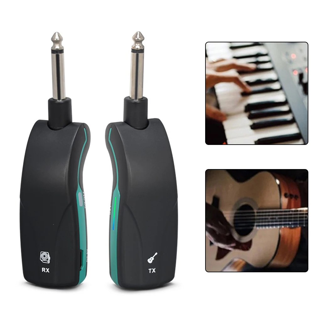 

Беспроводная гитарная система 2,4 ГГц, высококачественная передача от 1 до 1/2, перезаряжаемый трансивер с беспроводным микрофонным адаптером диапазона 50 м