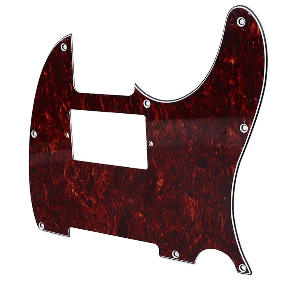 Decorative PVC Material Guitar Pickguard Red Tortoise Shell Noise Reduction Pickguard Scratch Plate For Guitar