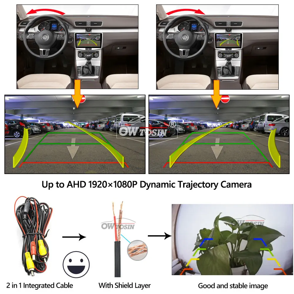 كاميرا خلفية 170 درجة AHD 1920x1080P لهوندا CRV CR-V Accord Fit Jazz Odyssey Crosstour HRV CRZ CRX رؤية ليلية مقاومة للماء