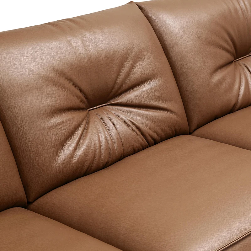 سعر المصنع أريكة إطار من الخشب الصلب أثاث المكاتب طقم أريكة حديث تصميم فاخر أريكة مكتب جلدية