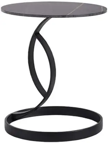 Side Tables Bedroom Nordic Slate Side Table, Simple Small Apartment Living Room Sofa Corner Table, Balcony Round Small Coffee