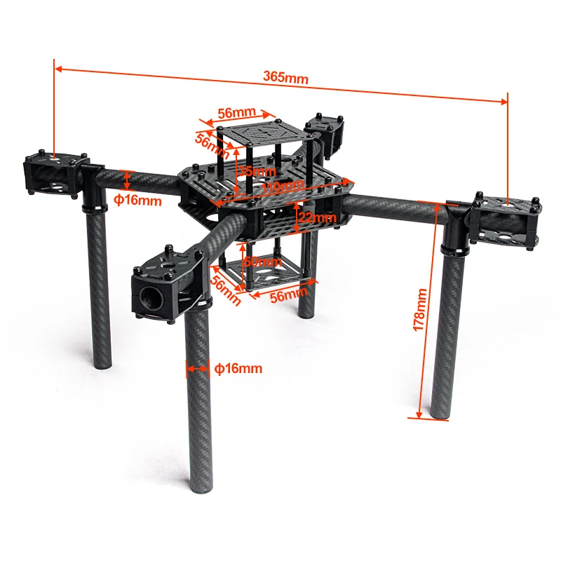 LX350/330 350 Frame RC Drone 4-Axis Quadcopter Helicopter Multi-Rotor Remote Control Flying Gear Included