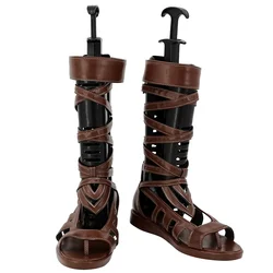 Tears of the Kingdom Link Cosplay Boots Brown Shoes Custom Made Any Size