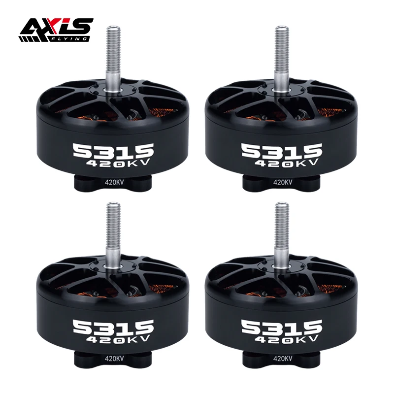 Axisflying 5315 Brushless Motor 420KV 6-8S for 15inch FPV Long Range Drone DIY Part- New Launch Large FPV Motor