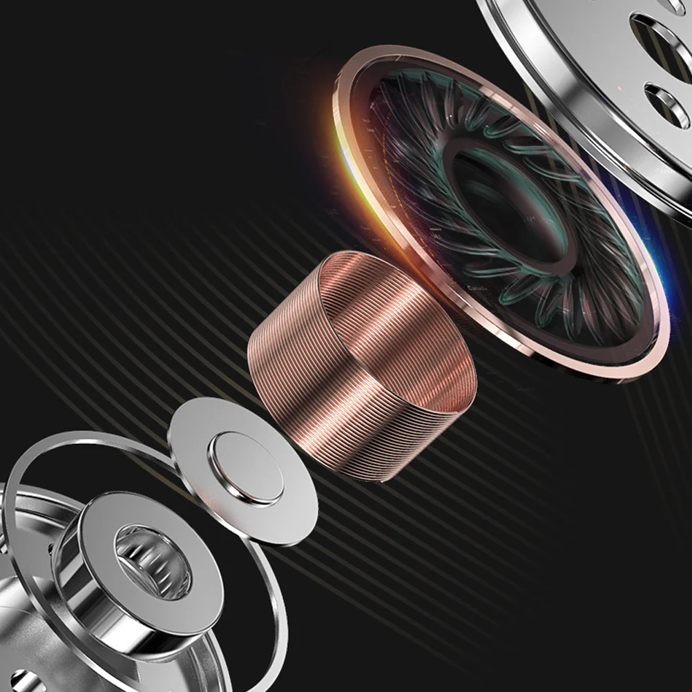 

In-Ear Earphone Transparent Shell Tangle-Free Cable Flexible Earhooks Ergonomic Design Subwoofer Bass Earbuds Headset For