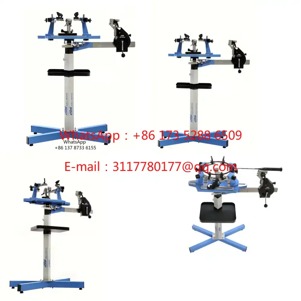 

WAP01 GLS-16406 Rotary Elastic Clamp Stand Manual Badminton Tennis Racket Stringing Machine