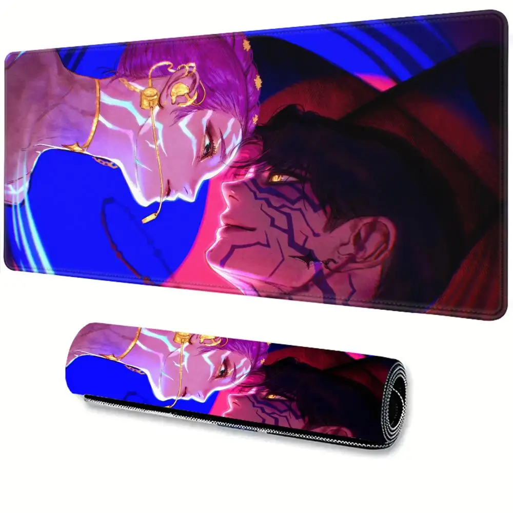 

New Anime Mouse Pad KPop D_demon H_hunters Non-slip Mausepad 900x400mm Office Home Keyboard Mat Gaming Accessories