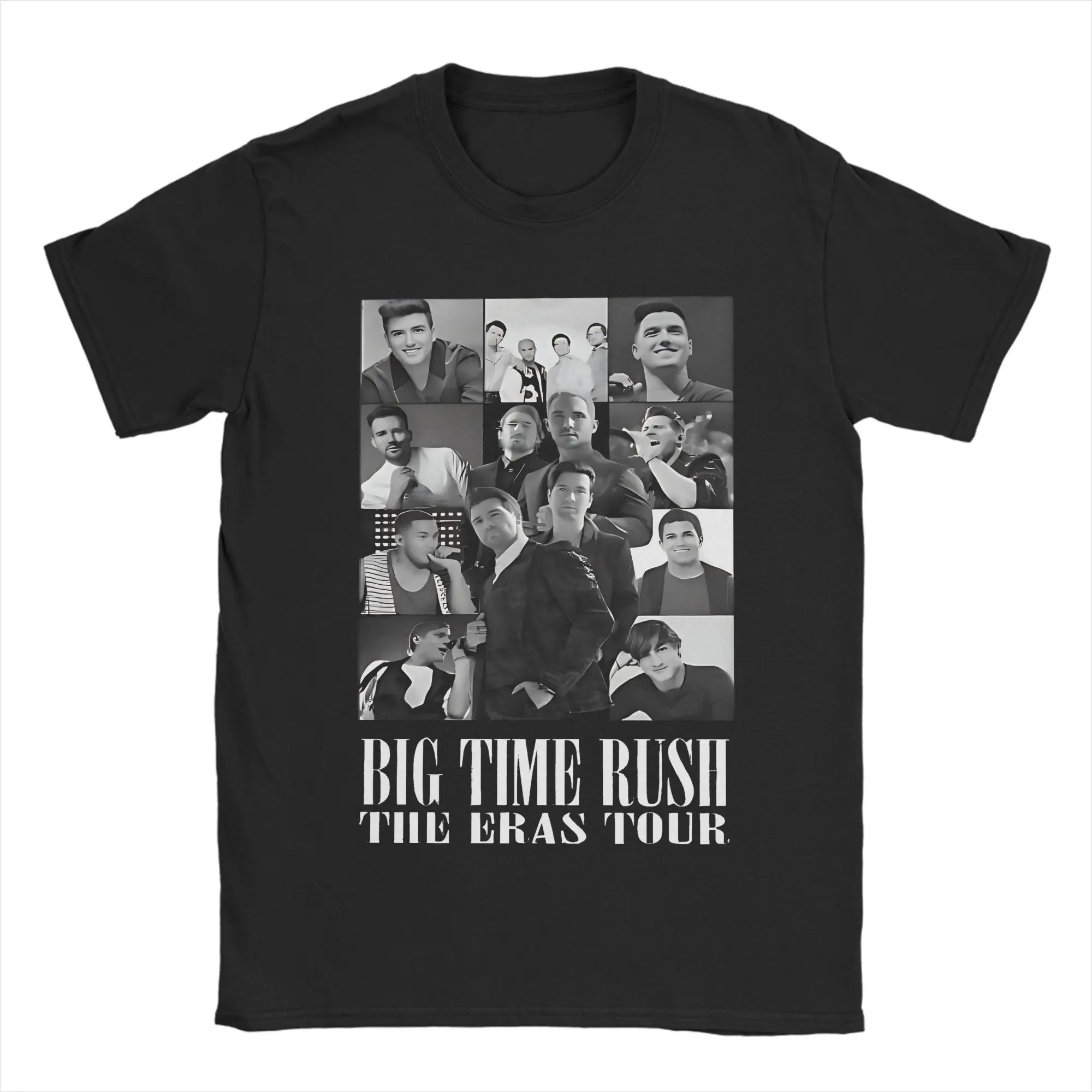 

Big Time Rush Band T-Shirt Summer 100% Cotton T Shirts For Men Popular Custom Logo Tee Shirt Short-Sleeve Vintage Tees