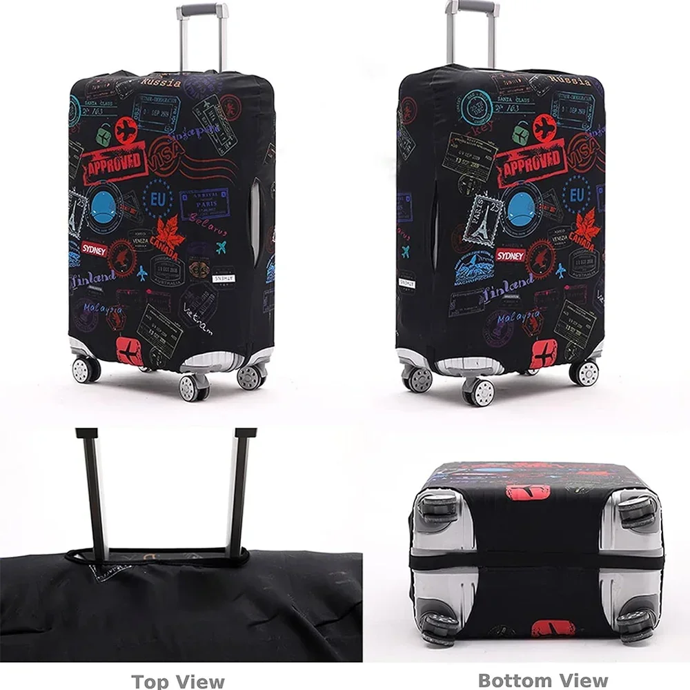 Luggage Cover Stretch Fabric Suitcase Protector Baggage Dust Case Cover Suitable for18-32 Inch Suitcase Case Travel accessories