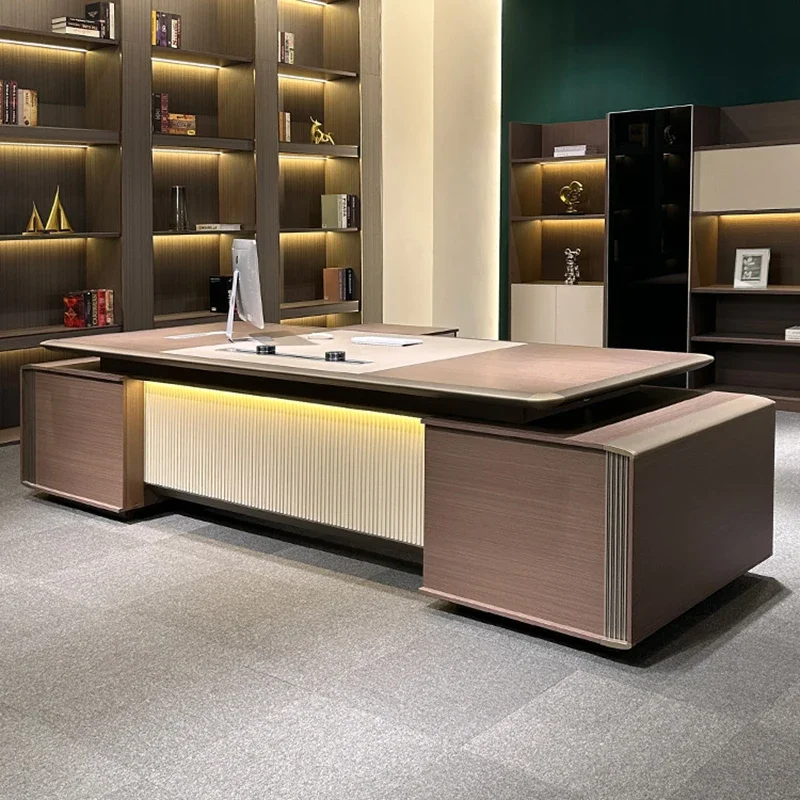 การตั้งค่าโต๊ะอุปกรณ์เสริมคอมพิวเตอร์สํานักงานเรียบง่ายเฟอร์นิเจอร์โต๊ะเดสก์ท็อปอัตโนมัติห้องนอนมัลติฟังก์ชั่ Tavolino มุมการศึกษา