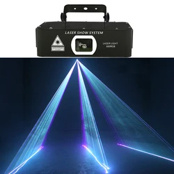Disco 600mw RGB Cartoon Line Scanner Laser Animal Flower Dance Scanner Light Home Party DJ Stage Lighting KTV Show Laser System