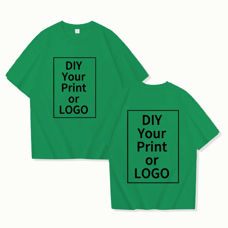 New Custom Tshirt Design Your Own Photo Text Professional Image Processing Short Sleeve Personalized