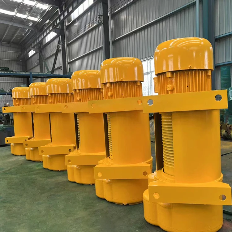 220V電動ワイヤーロープ牽引高速油圧ウインチ 5トン 8トン 10トン