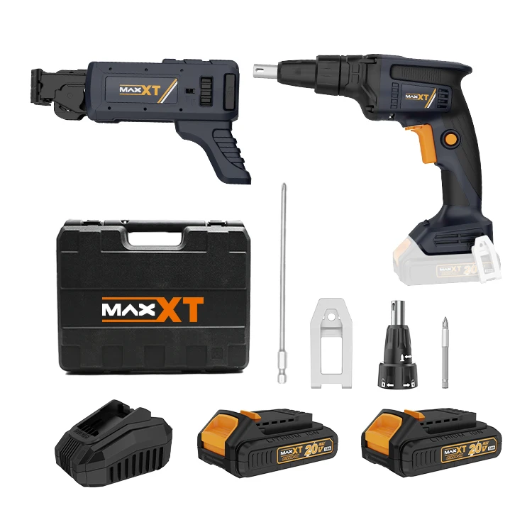 

MAXXT Electric Brushless Drywall Screwdriver Collated Screw Gun Battery Power Tool Screwdriver Gun Screwgun Autofeed Screwdriver