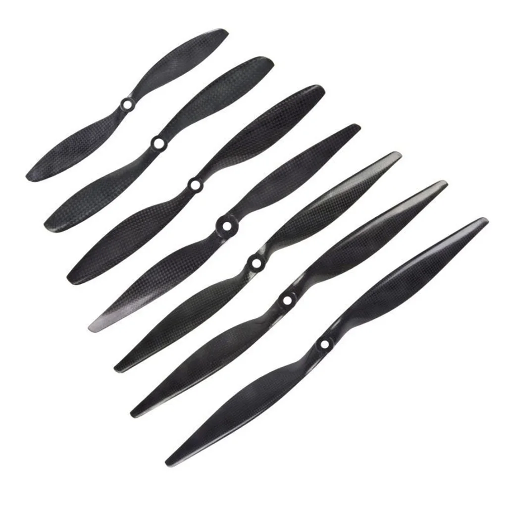 1Pcs Carbon Fiber Propeller CW Propeller For RC Fixed Wing Electric Plane Quadcopter Spare Parts 8045E 10x45 12x6 15x8 16x8 17x8