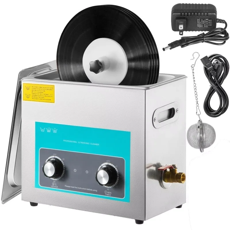 Factory Direct Knob Control Ultrasonic Cleaning Machine for Industrial Hardware Rust Dirt Removal with 6L 40kHz Stainless Steel