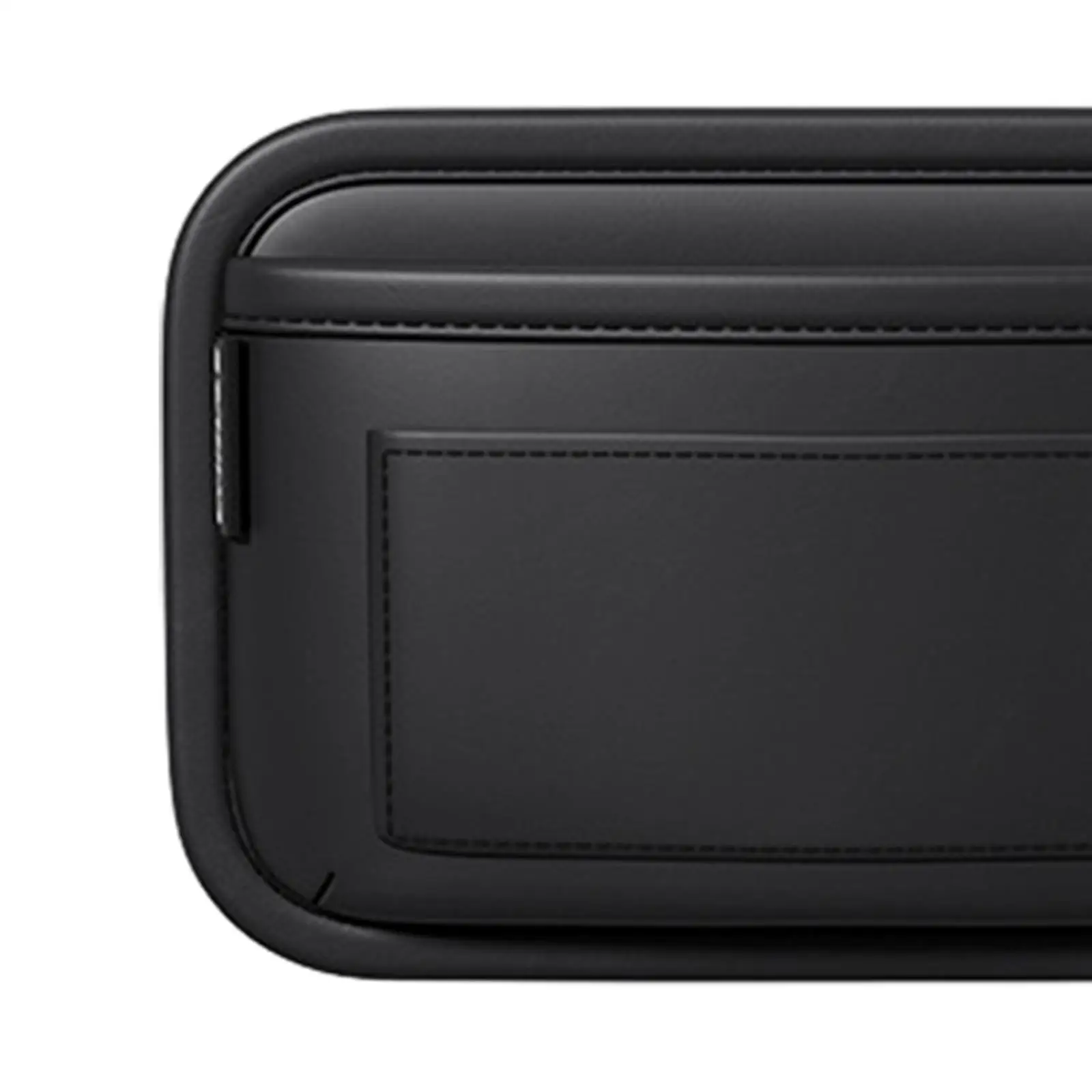 Universal Car Organizer PU Leather Phone Sunglasses Holder Easy Install for Car Storage Interior Decoration
