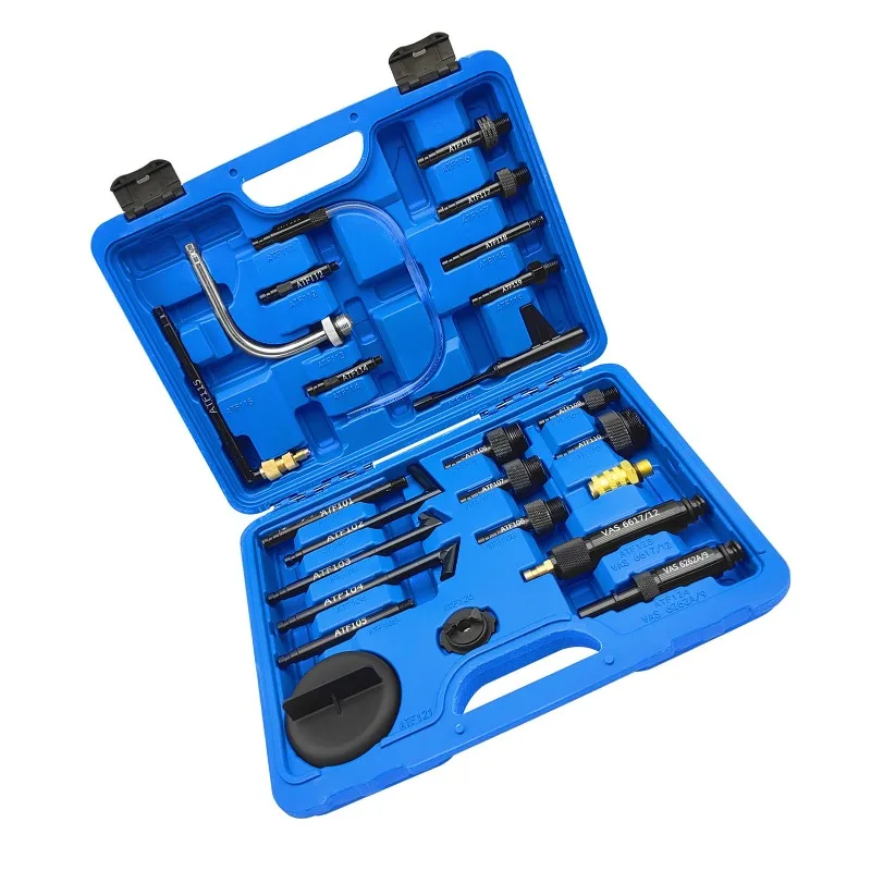 

25-Piece ATF Oil Refill Adapter Kit - Transmission Fluid Filling Connectors, Replacement Tool Set for Ford, VW, Audi, Honda & Be